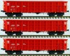 45063 ACME Set of 3 Gondola cars type Eaos of HGK